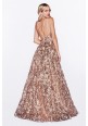 Long Gown Glitter Rose